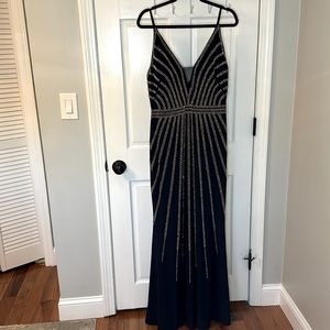 Navy Blue prom dress